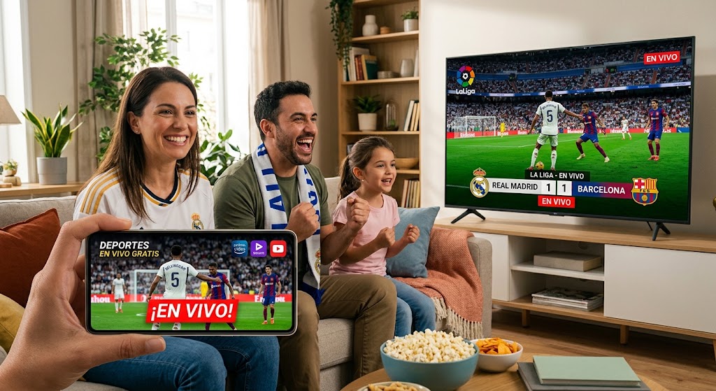 Cómo ver fútbol y deportes en vivo gratis en tu celular o Smart TV